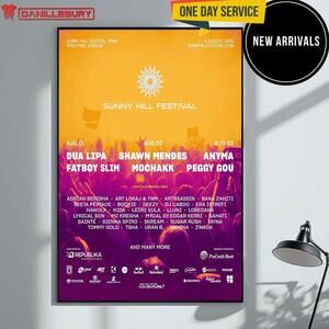 Sunny Hill Festival 2025 Event Poster Schedule In Prishtina Kosovo Poster